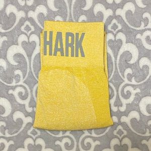 Gymshark ochre yellow compression leggings